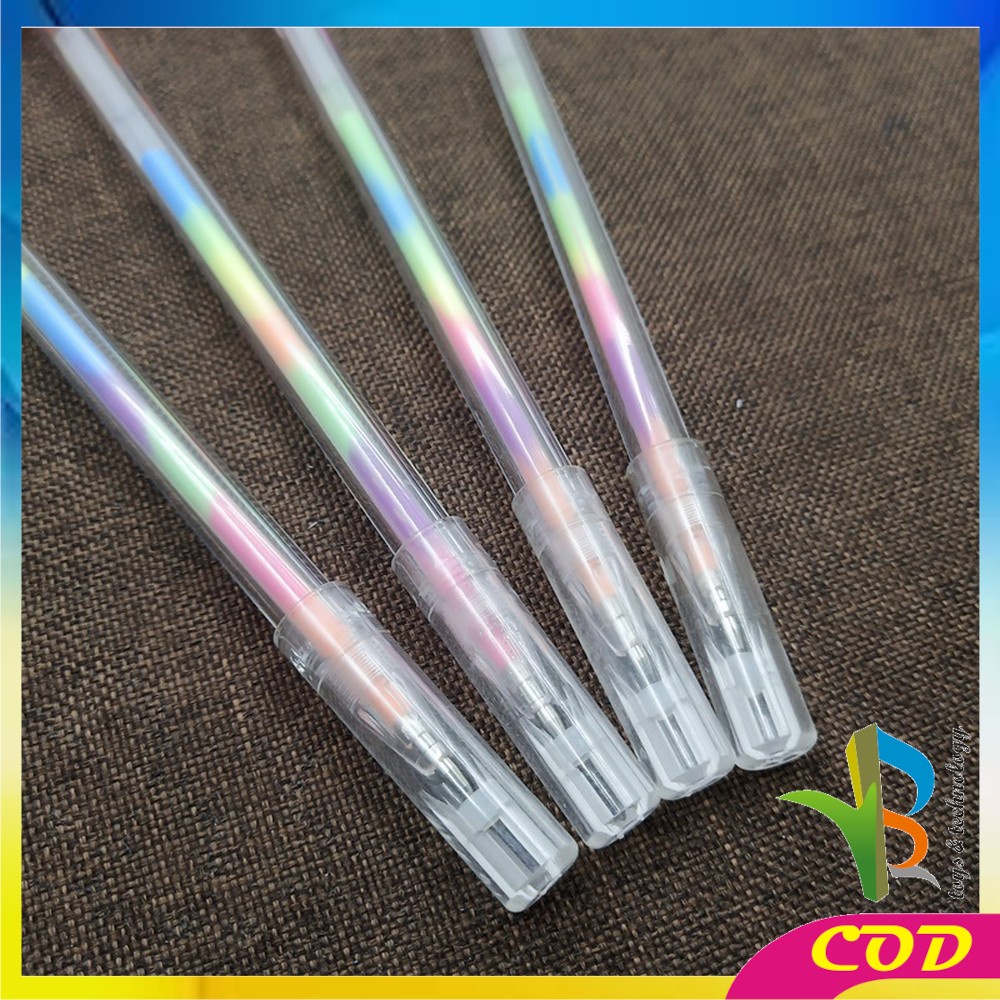 RB-A44 Pulpen Gel 0.5mm Karakter Angsa Tinta Rainbow Pena Pelangi Lucu / Alat Tulis Sekolah Drawing Pen Warna Warni Import