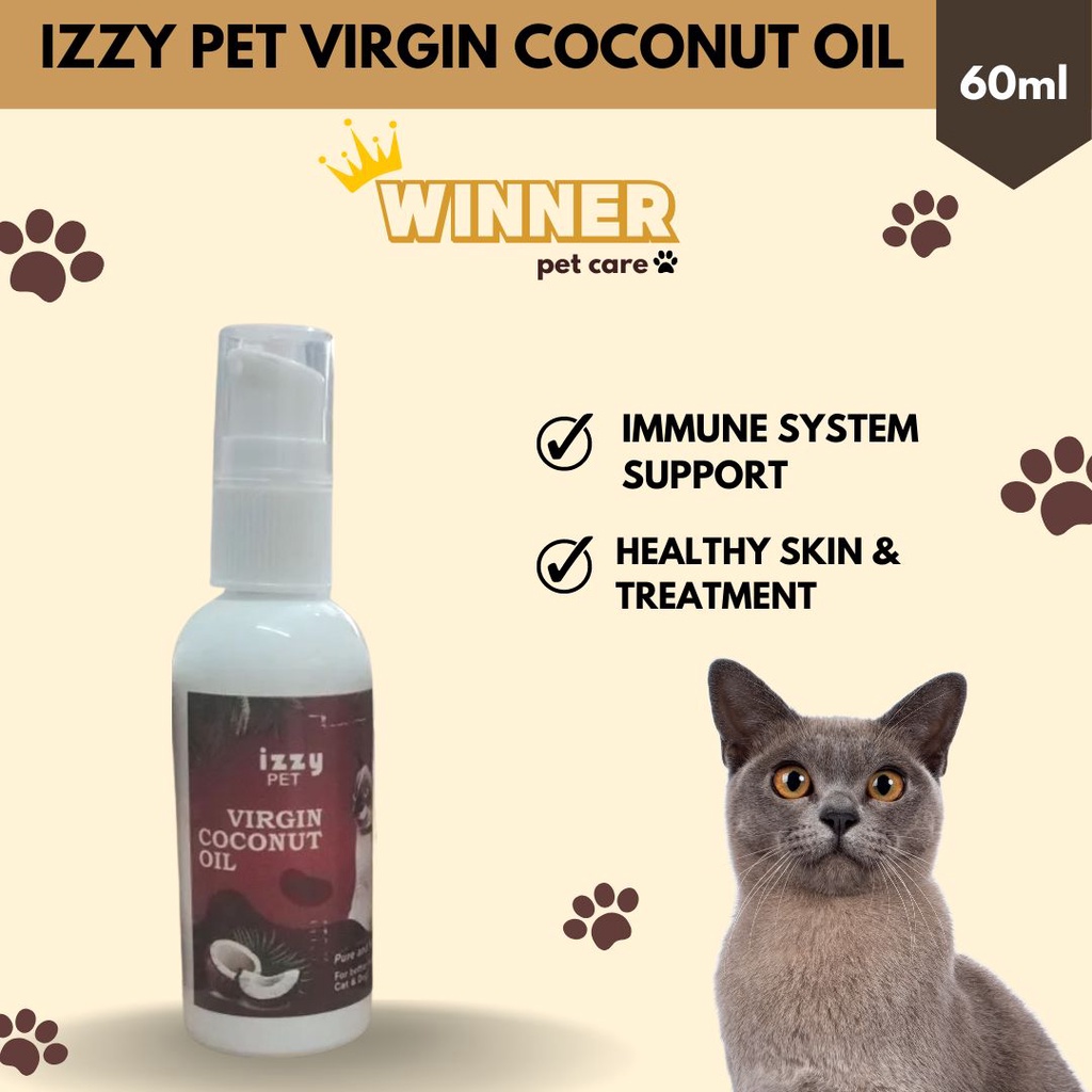 Izzy Pet Virgin Coconut Oil Minyak Kelapa Kucing 60ml