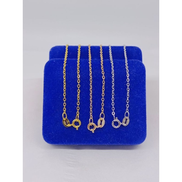 kalung anak rantai nori vensy/perak asli silver 925 lapis emas/perhiasan anak fashion terbaru
