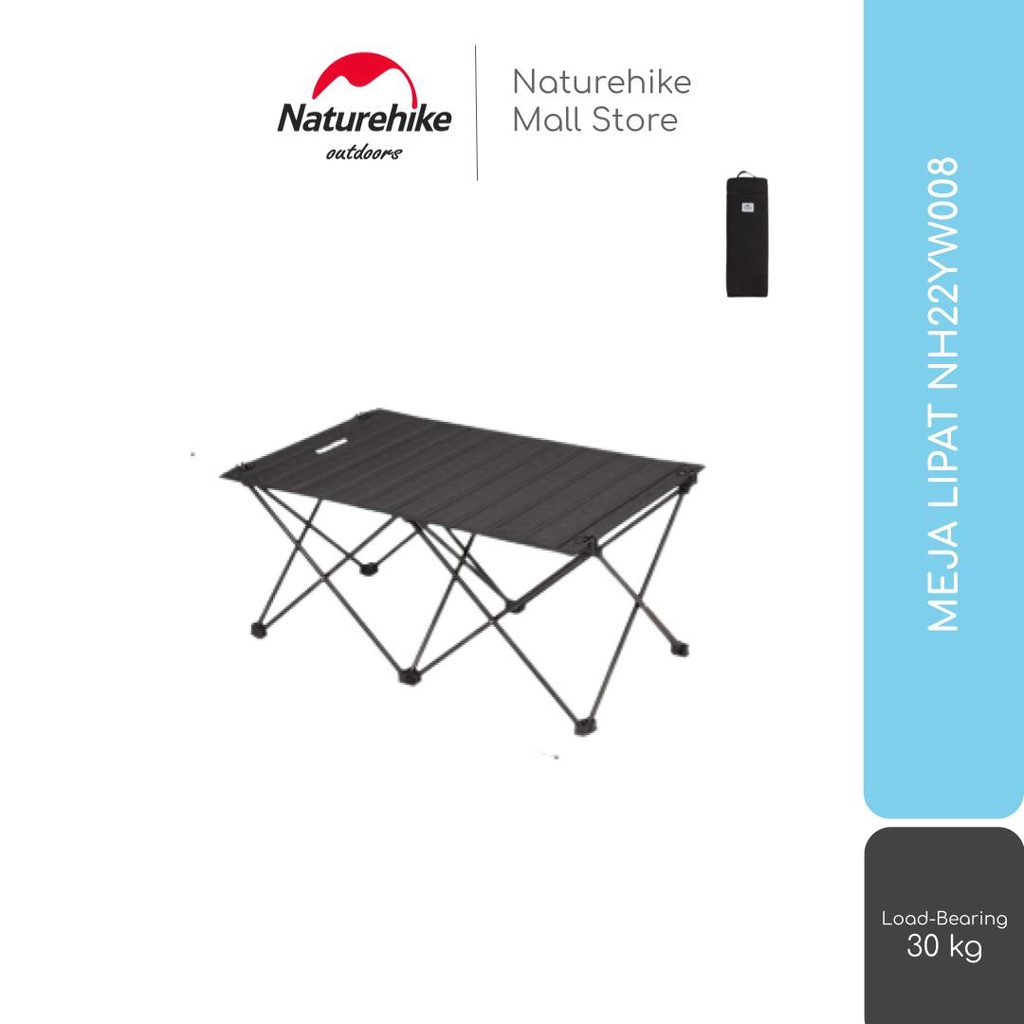 MEJA LIPAT ALUMINIUM PORTABLE PIKNIK CAMPING NATUREHIKE NH22YW008