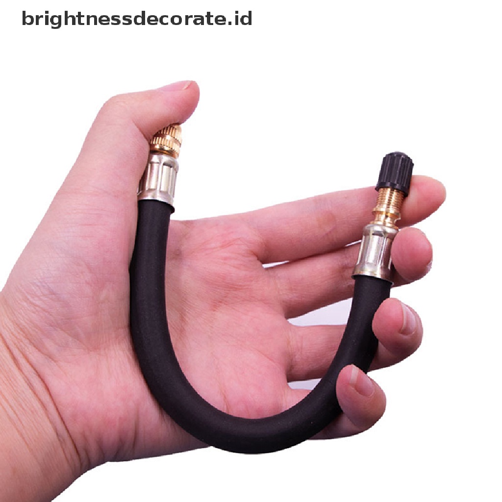 [Birth] 1pc Adaptor Katup Selang Karet Ekstensi Pompa Ban Tabung Fleksibel [ID]