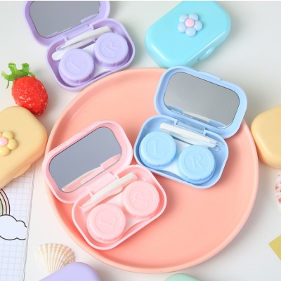 ⭐️𝐈𝐇𝐒 𝟓𝟕𝟓 𝐋𝐚𝐦𝐩𝐮𝐧𝐠⭐️Kontak Lensa Dengan Cermin Softlens Case With Mirror Korean Style