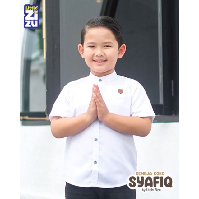 Baju Anak Kemeja Koko Kemko Syafiq By Little Zizu Bahan Toyobo Premium