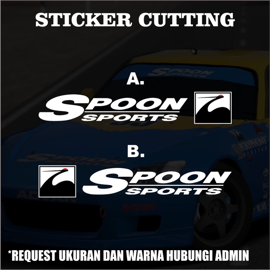 Stiker Cutting Spoon Sport / Sticker Cutting