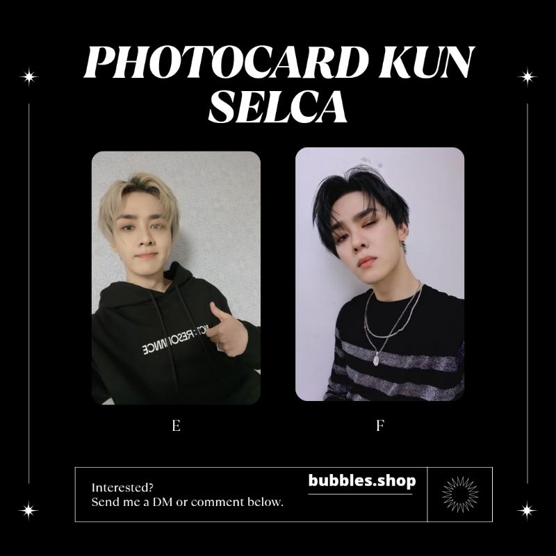 PHOTOCARD UNOFFICIAL KUN WAYV SELCA