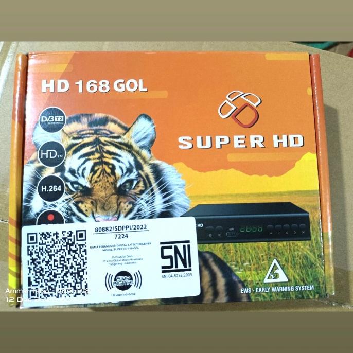 set top box TV Digital/analog Super HD 168 Stb harimau Tanaka Matrix