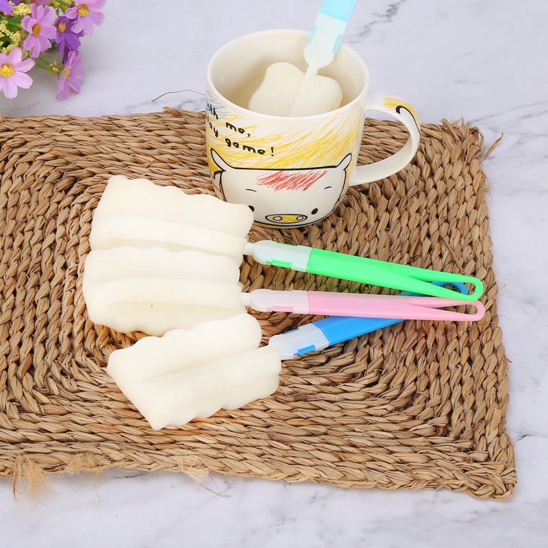Tongkat Spons Botol | Sikat Sponge Pembersih Botol Susu Dot Anak Bayi
