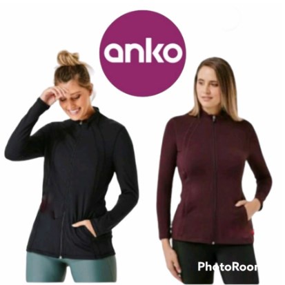 Jaket Olahraga Santai Wanita Performance Active Wear Anko Ori