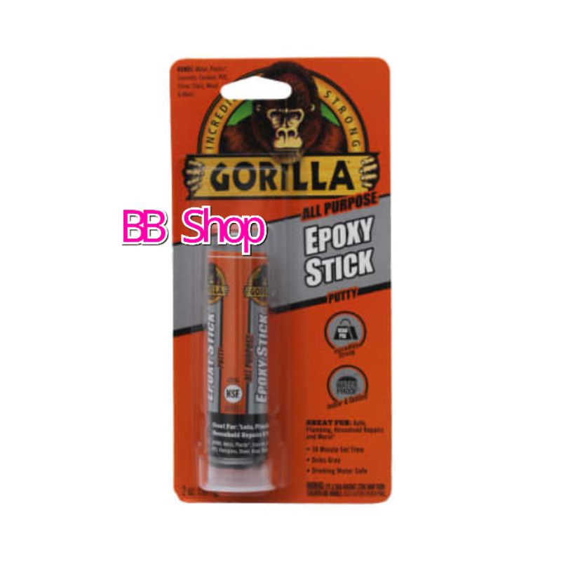 

GORILLA LEM EPOXY STICK 56,7 GR GLUE EPOXY STICK GORILLA 2 OZ