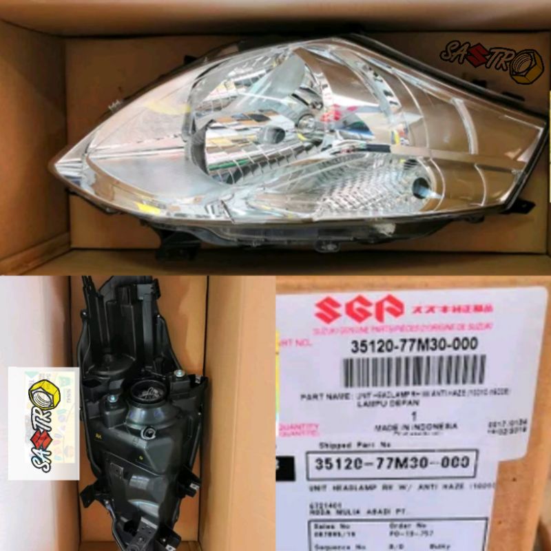 headlamp reflektor mika kaca lampu depan suzuki ertiga lama all new ertiga ori sgp