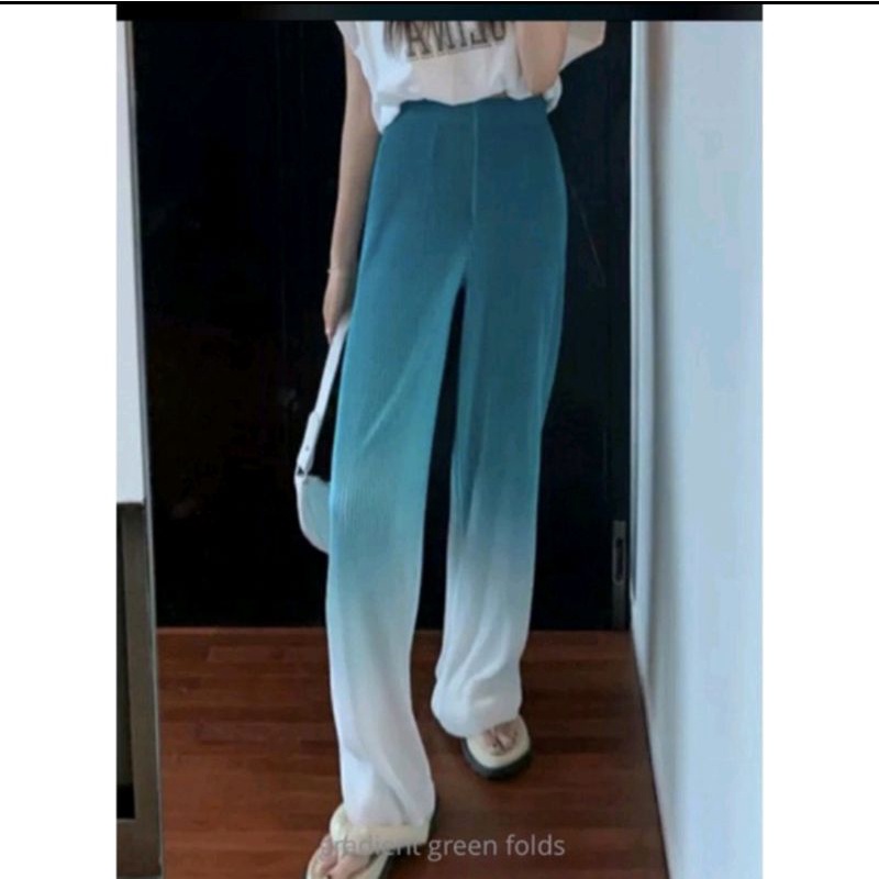 CELANA KULOT BANGKOK PLEAT GRADASI ORI ZR