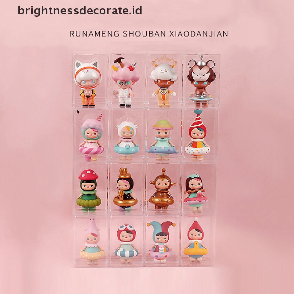 [Birth] Action Figure Kotak Penyimpanan Boneka Lemari Pajangan PS blind Box Showcase Collectible Model Kerajinan Mainan Organizer [ID]