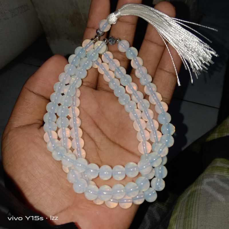 Tasbih batu Biduri bulan berjad api