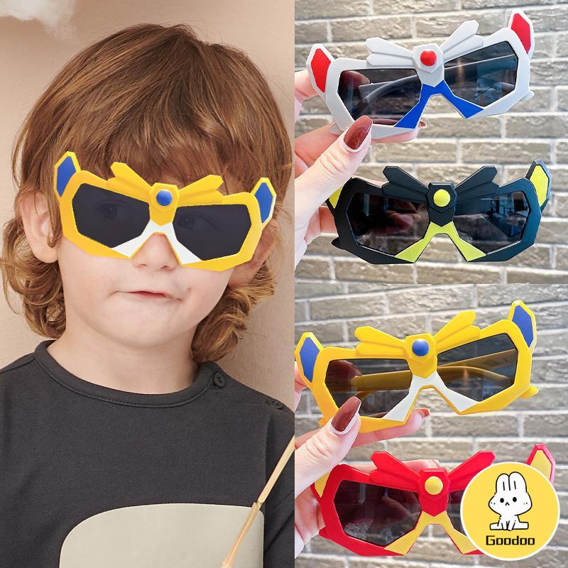 Kacamata Hitam Anak Laki-laki Kartun Poligonal untuk Pesta Wisata -Doo
