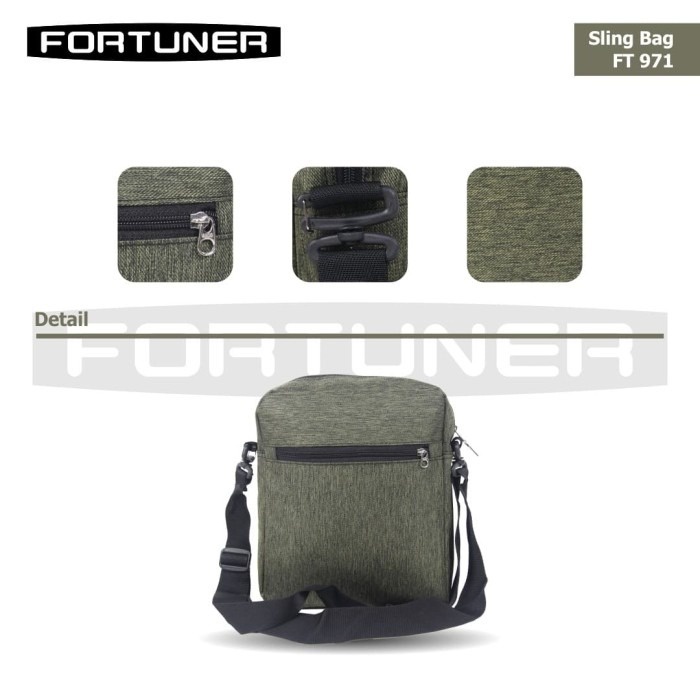 [KLIKTAS] Tas Slempang Pria I-pad FORTUNER - FT 971- Sling Bag I-pad