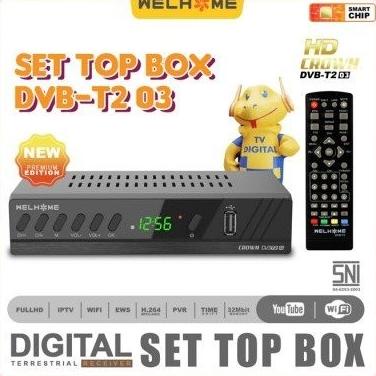 Set Top Box Welhome Crown STB TV Digital DVB-T2 03