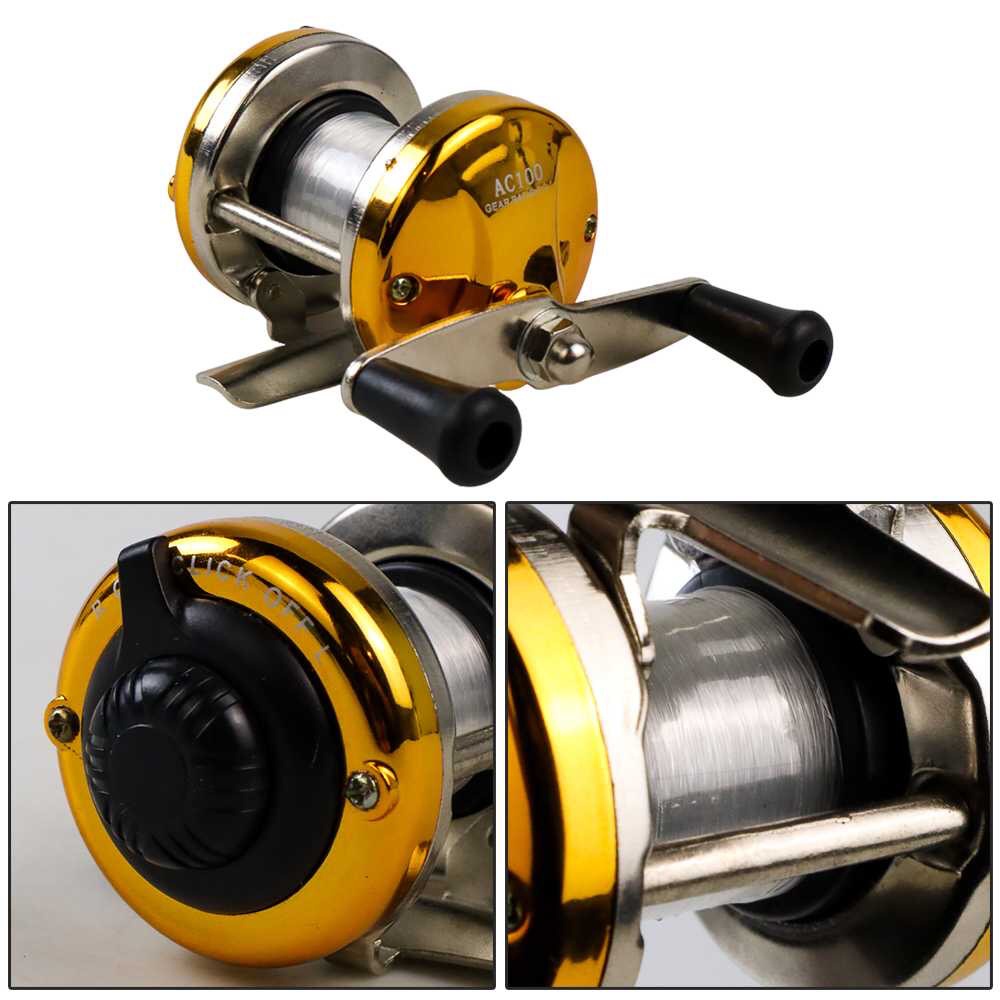 REEL PANCING MINI BAITCASTING AC 100 GULUNGAN PANCING MINI BAITCASTING FISHING RASIO 3.0:1 50M