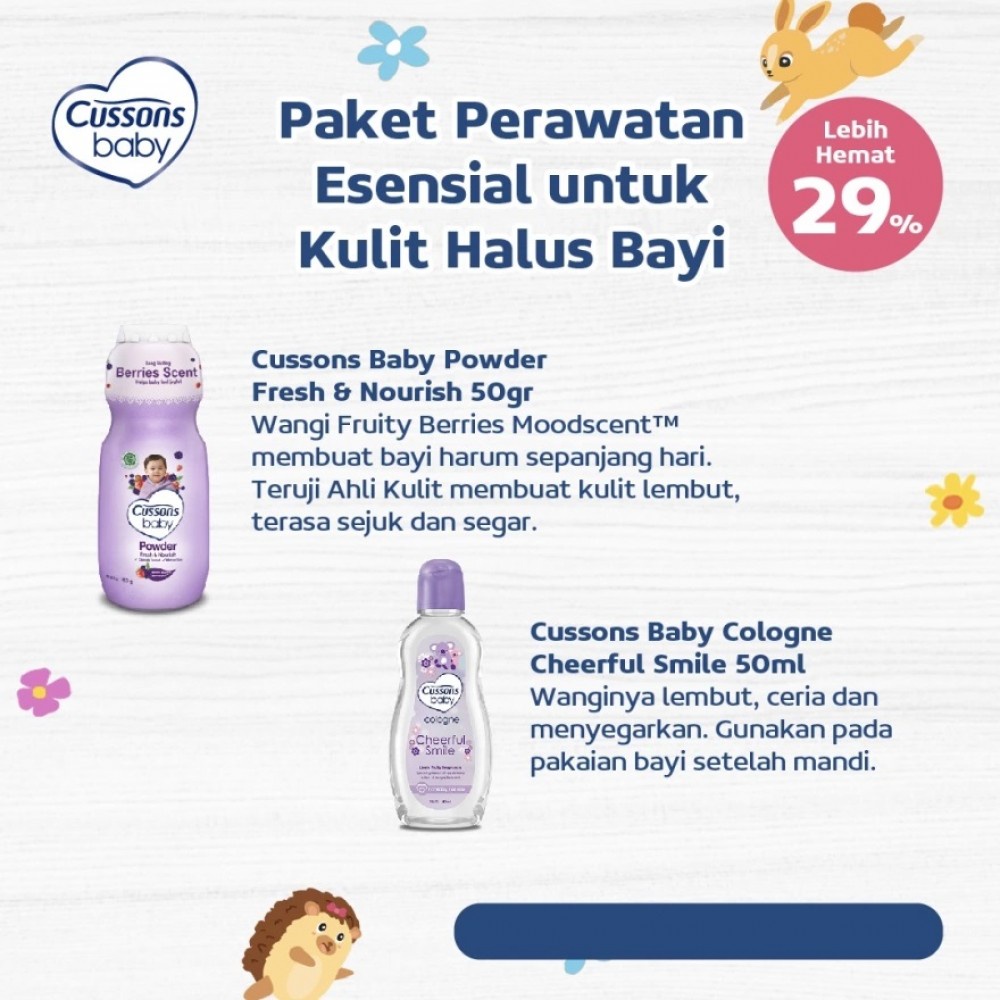 Cussons Baby Mini Bag Daily Essential Pack Paket Hadiah Bayi