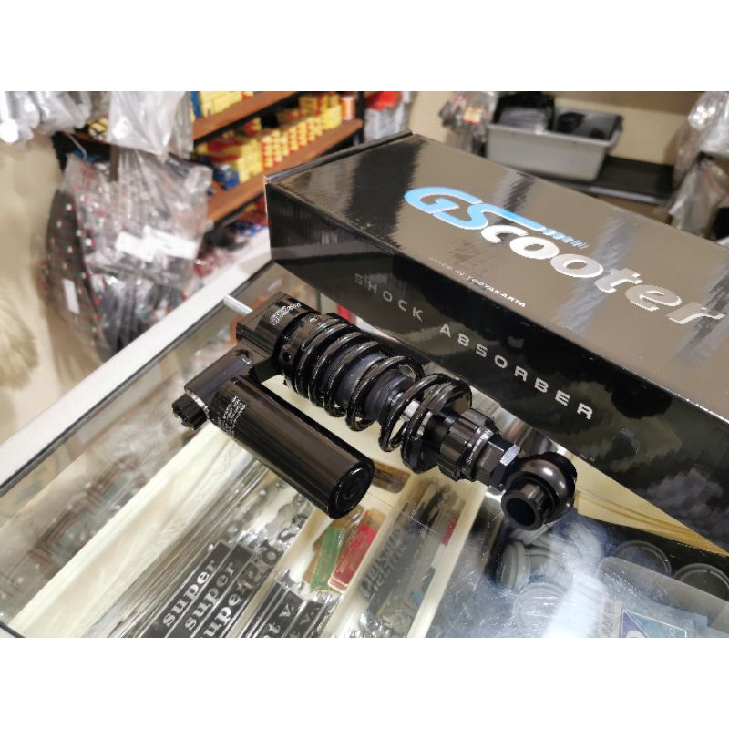 Shock Tabung Depan Full Black GScooter V.3 New Vespa Smallframe PTS Special etc