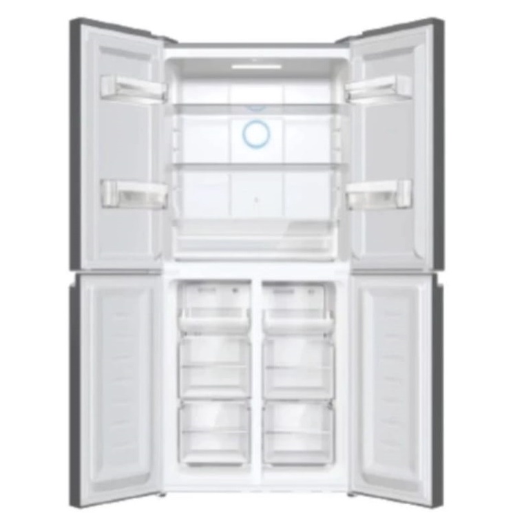KULKAS GEA G2D 522 LEMARI ES 4 PINTU SIDE BY SIDE INOX / BLACK GALSS