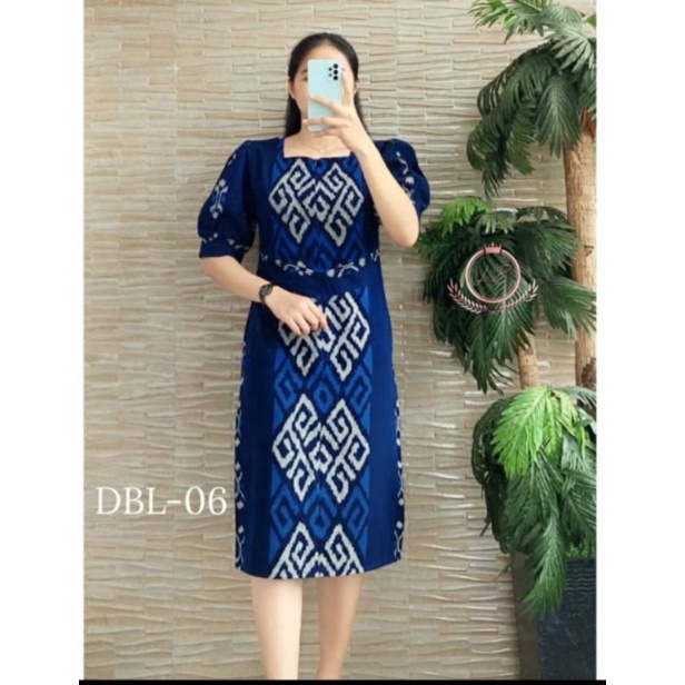 dress pesta baju tenun pesta tenun laris tunik tenun baju tenun jepara dtb163