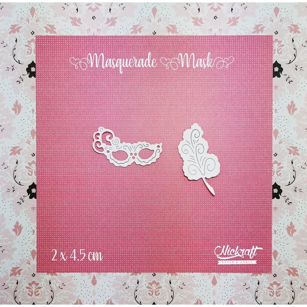 

MASQUERADE MASK - HIASAN SCRAPBOOK KARTU UCAPAN TOPENG PESTA