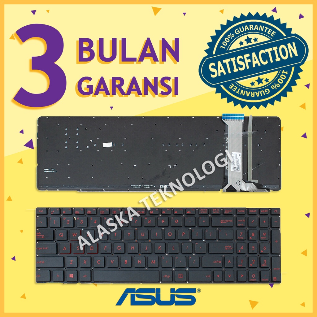 Keyboard Keybord Kibord Kibod Kibot Laptop Notebook Asus G551 G551J G551JK G551JM G551JW G551JX G551