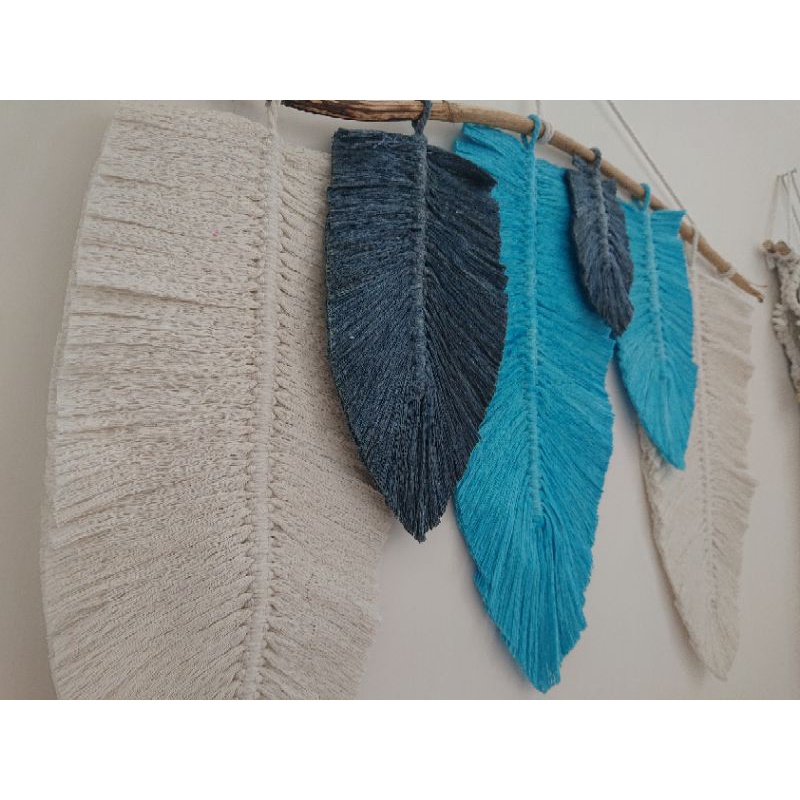 Macrame daun/Hiasan Dinding Macrame