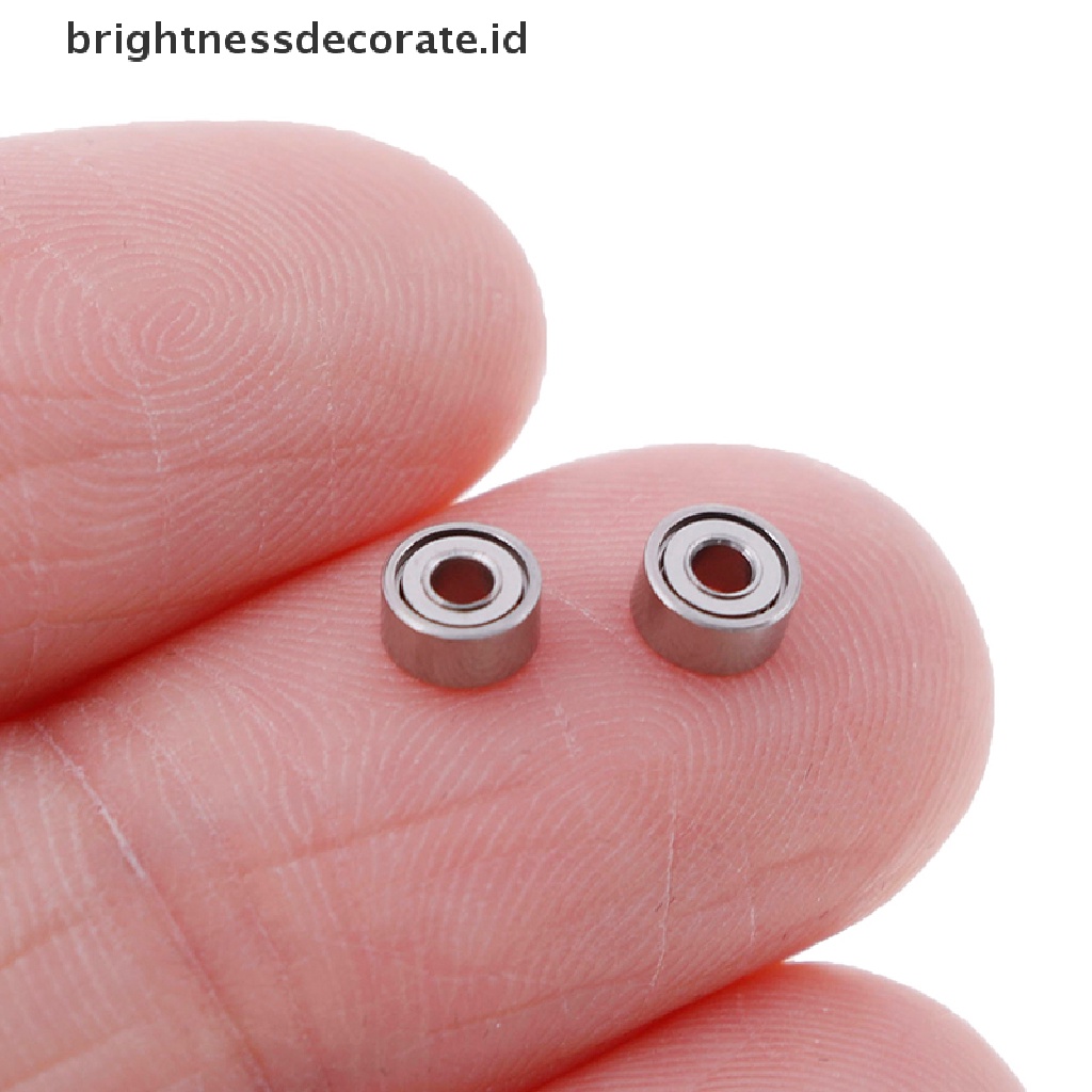 [Birth] 10pcs 681XZZ 1.5x4x2mm Terbuka Miniatur Bantalan Bola mini Tangan bearing spinner [ID]