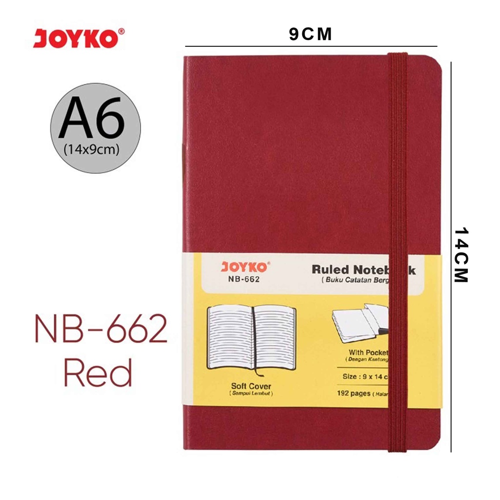 Joyko Book / Ruled Notebook / Buku Tulis / NB-662 / NB-715 B5