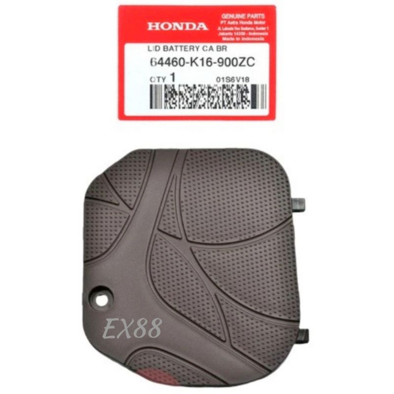 TUTUP COVER AKI ( BAGIAN LUAR ) SCOOPY FI VELG 14 WARNA COKLAT ORIGINAL AHM ASLI 64460-K16-900ZC