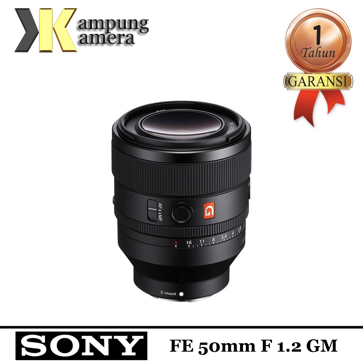 Sony FE 50mm f/1.2 GM Lens - Garansi Resmi Sony Indonesia
