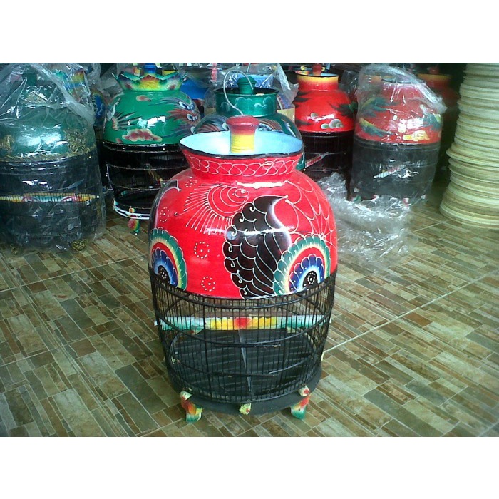 Kandang Burung Sangkar Perkutut Kerang Batik Murah