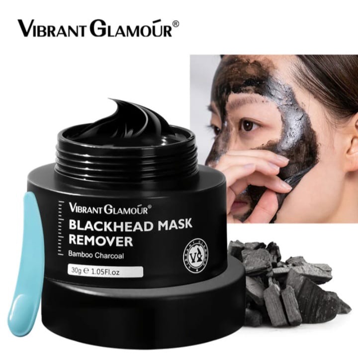 VIBRANT GLAMOUR Blackhead Mask Remover Bamboo Charcoal 30g