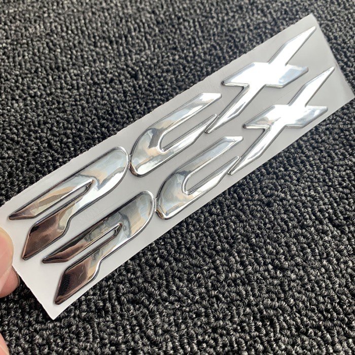 

TERLARIS | emblem 3D honda pcx decal sticker stiker timbul motor pcx 150 160 - Chrome
