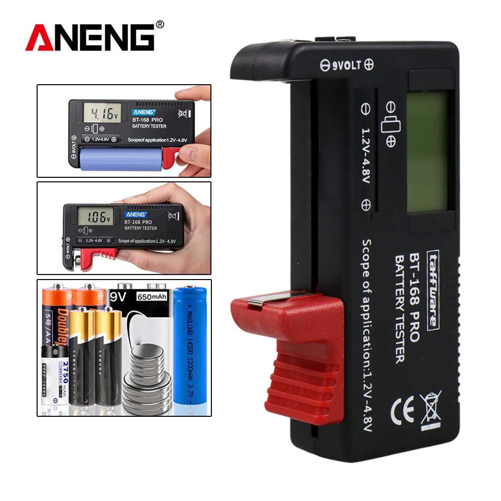 Alat tester kondisi kapasitas baterai 18650 AA AAA dengan display digital