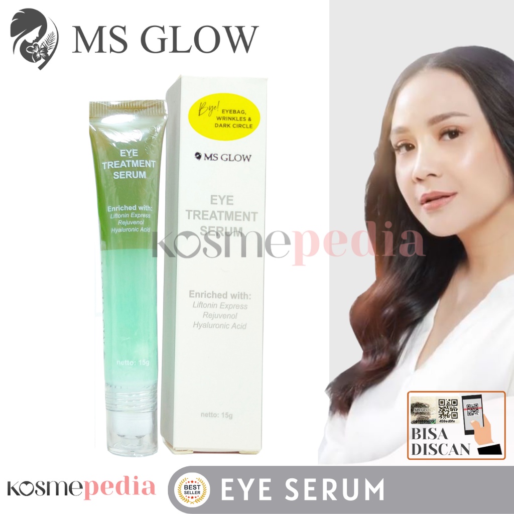 MS GLOW EYE TREATMENT SERUM DARK CIRLCE CREAM MATA PANDA MSGLOW ORIGINAL