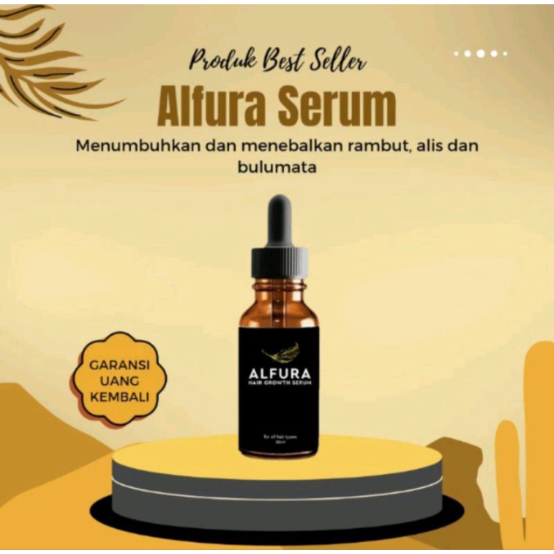 ALFURA SERUM PENUMBUH RAMBUT RONTOK BOTAK PENEBAL RAMBUT ALIS BULUMATA