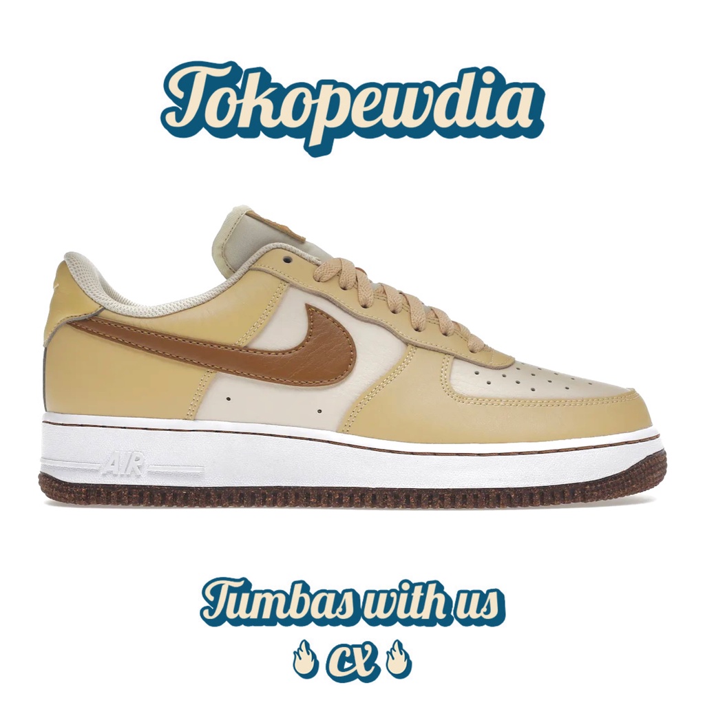 Nike Air Force 1 '07 EMB / Pearl White / Ale Brown Sesame