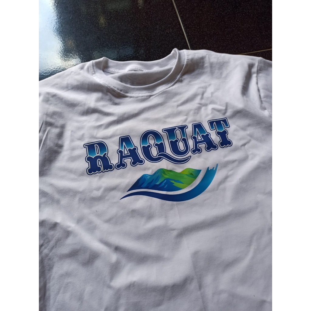 Kaos Plesetan Aqua | Baju Viral Plesetan Raquat