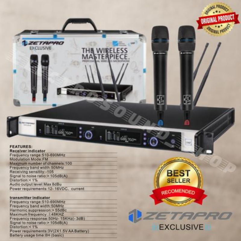 MIC WIRELESS ZETAPRO EXCLUSIVE / Zetapro Exclusive / ZETAPRO ORIGINAL