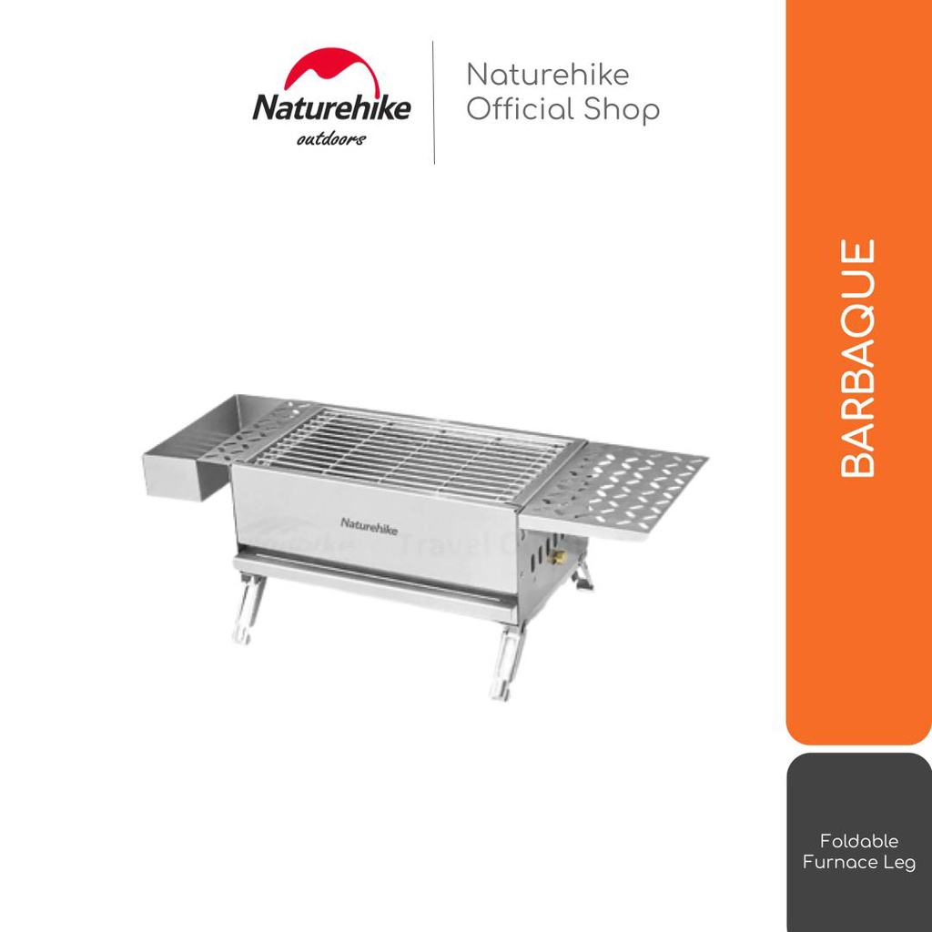 BARBAQUE BBQ GRILL STAINLESS PORTABLE CAMPING NATUREHIKE CNH22CJ016