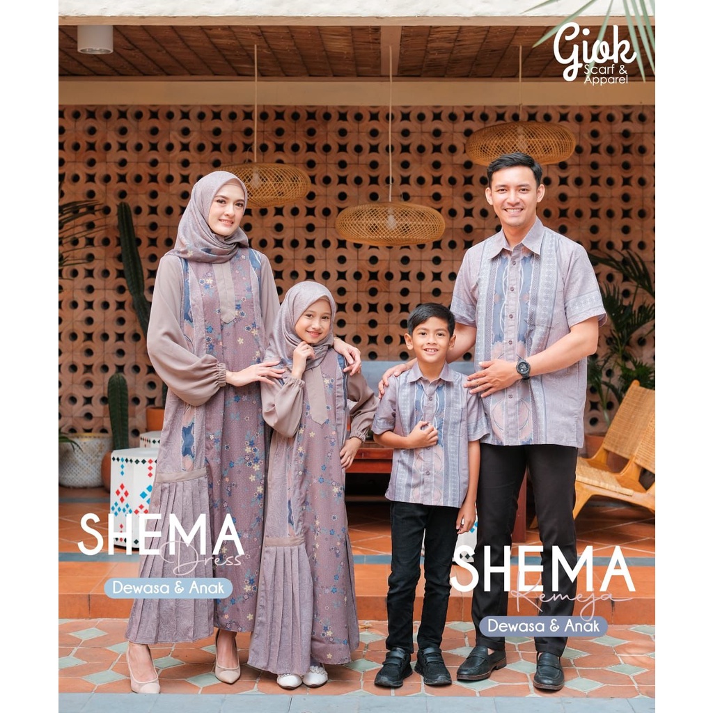 NEW SHEMA SERIES BY GIOK/BAHAN GABRIEL PRINTING/DRESS PREMIUM/DRESS PANJANG/DRESS MOTIF/DRESS GIOK/D