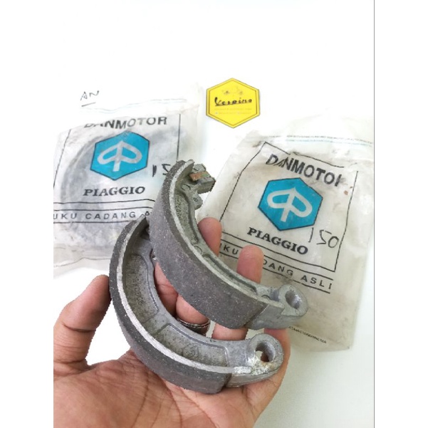 KAMPAS REM BELAKANG VESPA SUPER PS R8 NOS DANMOTOR BIRU PIAGGIO