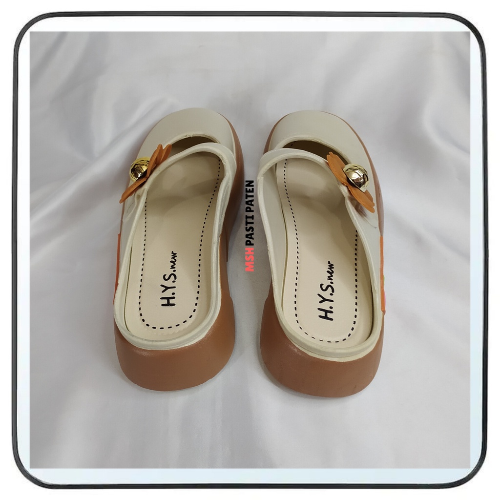 HYS 2338 / Sandal Wanita Karet Jelly Selop Terbaru Import