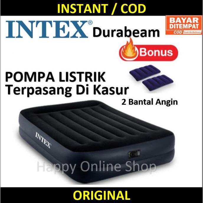 Intex Kasur Angin - Kasur Intex Durabeam Rest Raised Airbed Original