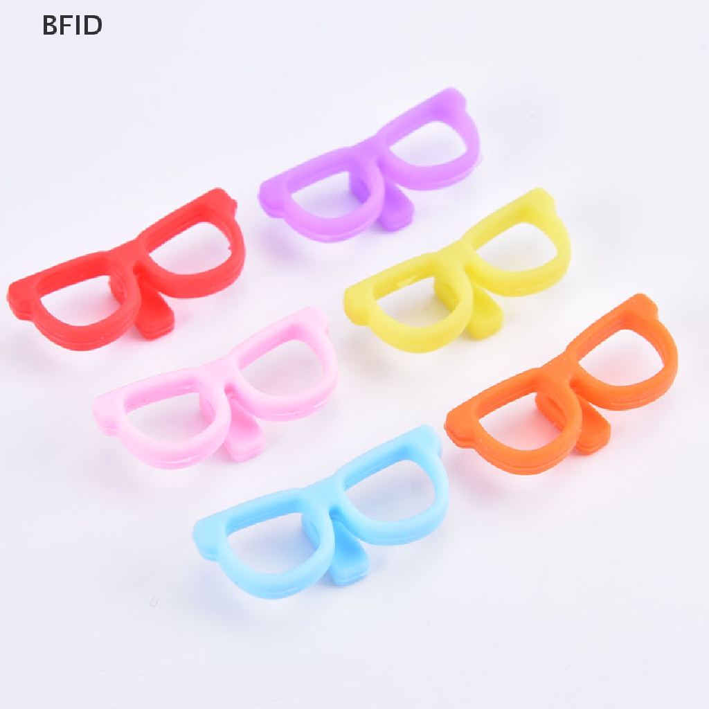 [BFID] 6pcs Gelas Silikon Berbentuk Gelas Wine Penanda Gelas Minum Identifier Goblet [ID]