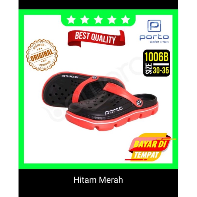 sandal porto sandal anak baim