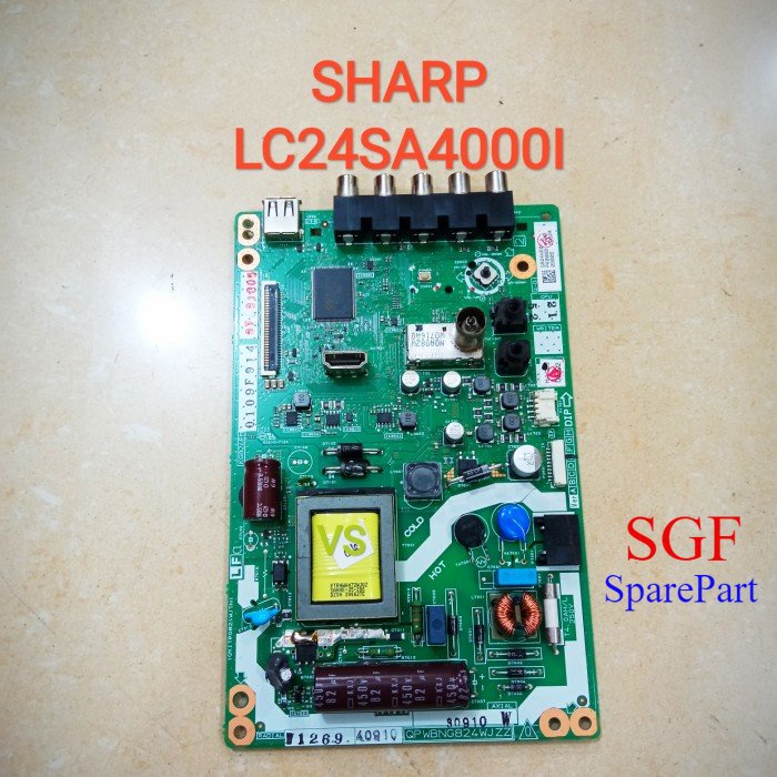 MB SHARP LC24SA4000I - LC 24SA4000I - MAINBOARD MESIN TV LED