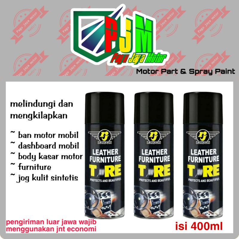 rj london black magic pelindung leather kulit jog , ban tire kendaraan , furniture , dashboard kit